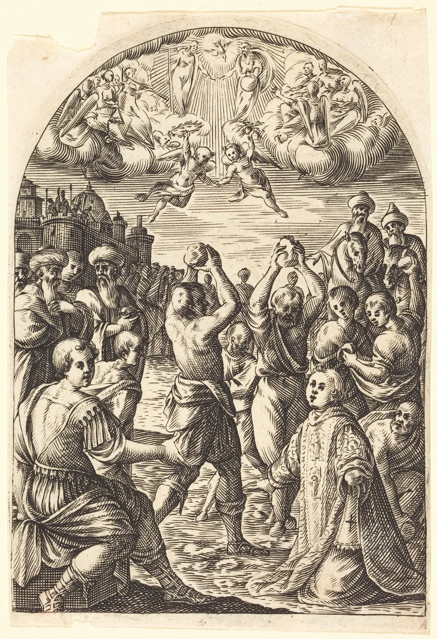Martyrdom of Saint Stephen by Jacques Callot
