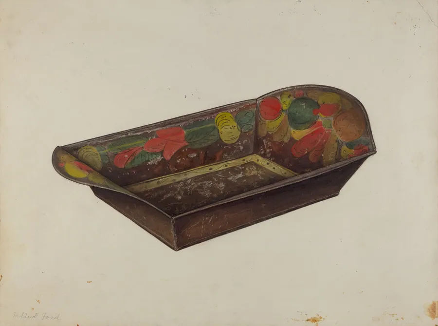 Toleware Bread Tray by Mildred Ford