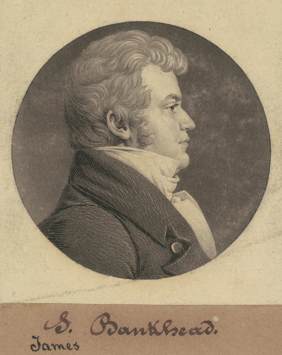 James Bankhead by Charles B. J. Févret de Saint-Mémin