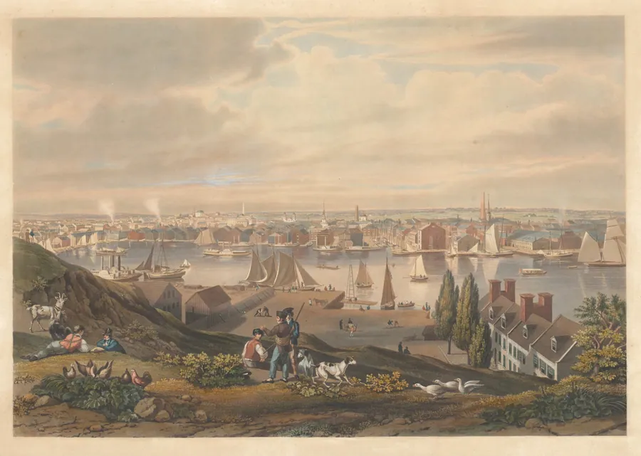 Baltimore from Federal Hill by William James Bennett