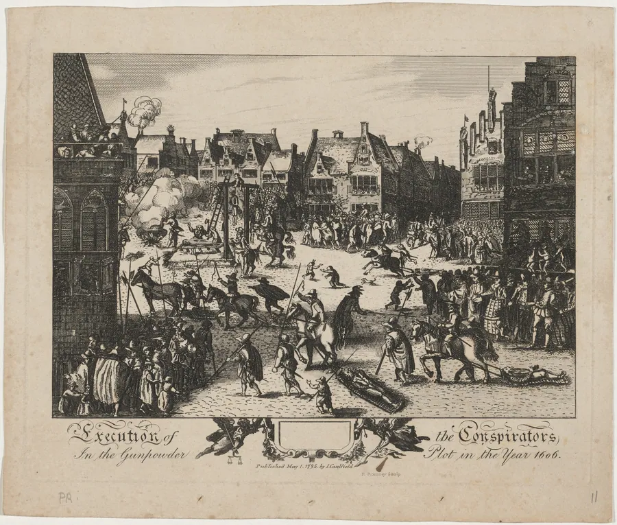 Execution of the Gunpowder Conspirators by R. Romney