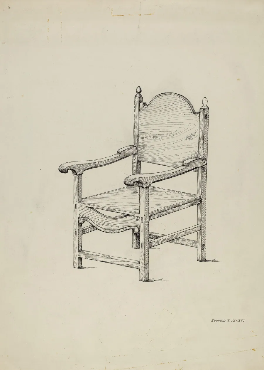 Chair (Scale Drawing) by Edward Jewett