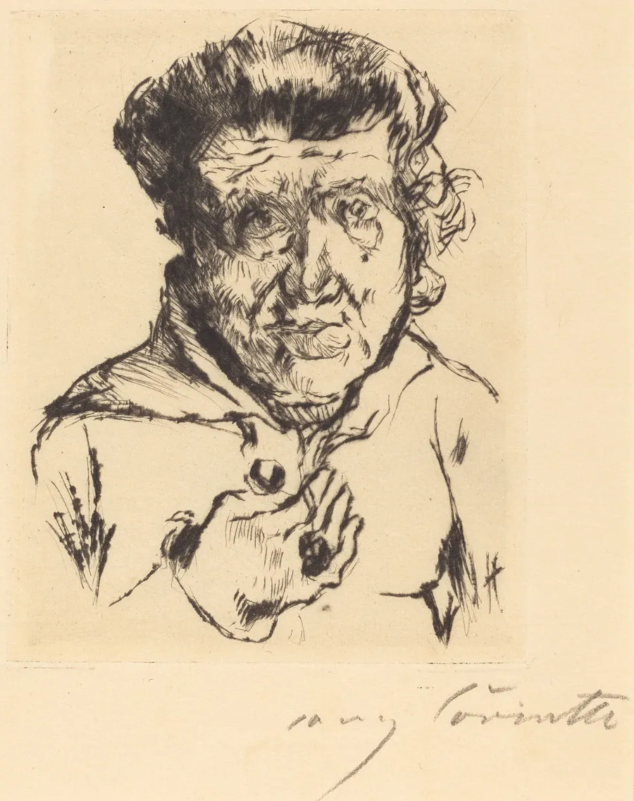 Des Künstlers Schwiegermutter (The Artist's Mother-in-Law) by Lovis Corinth