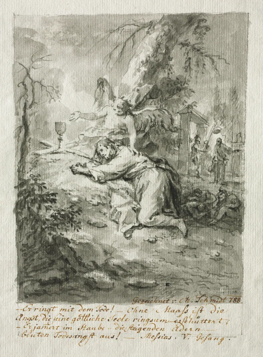 Christ on the Mount of Olives by Martin Johann Schmidt