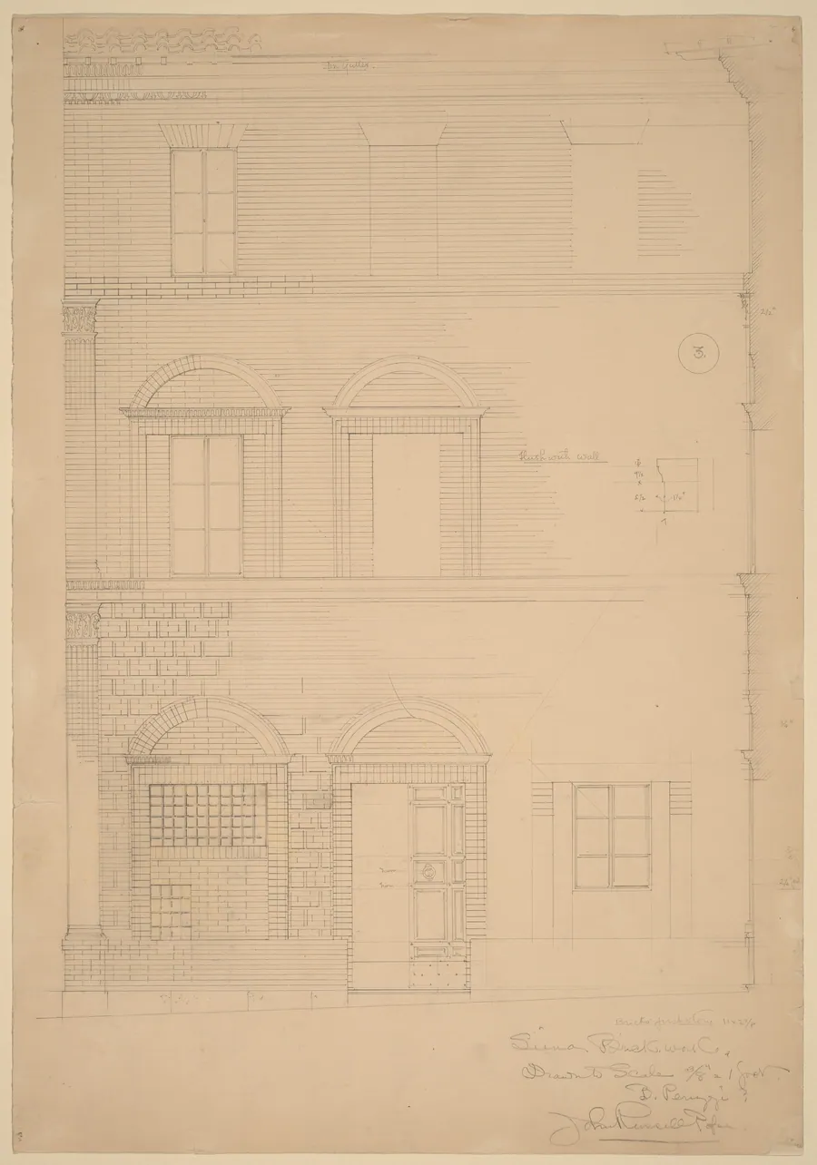 Siena Brickwork by John Russell Pope
