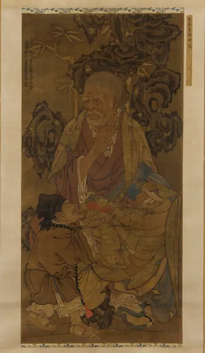 Ajita, the fifteenth venerable luohan 阿氏多尊者像