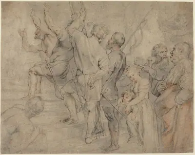 Part of the Crowd at the Ecce Homo