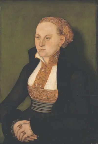 Kvindeportræt. Muligvis Margrete Gyldenstierne.