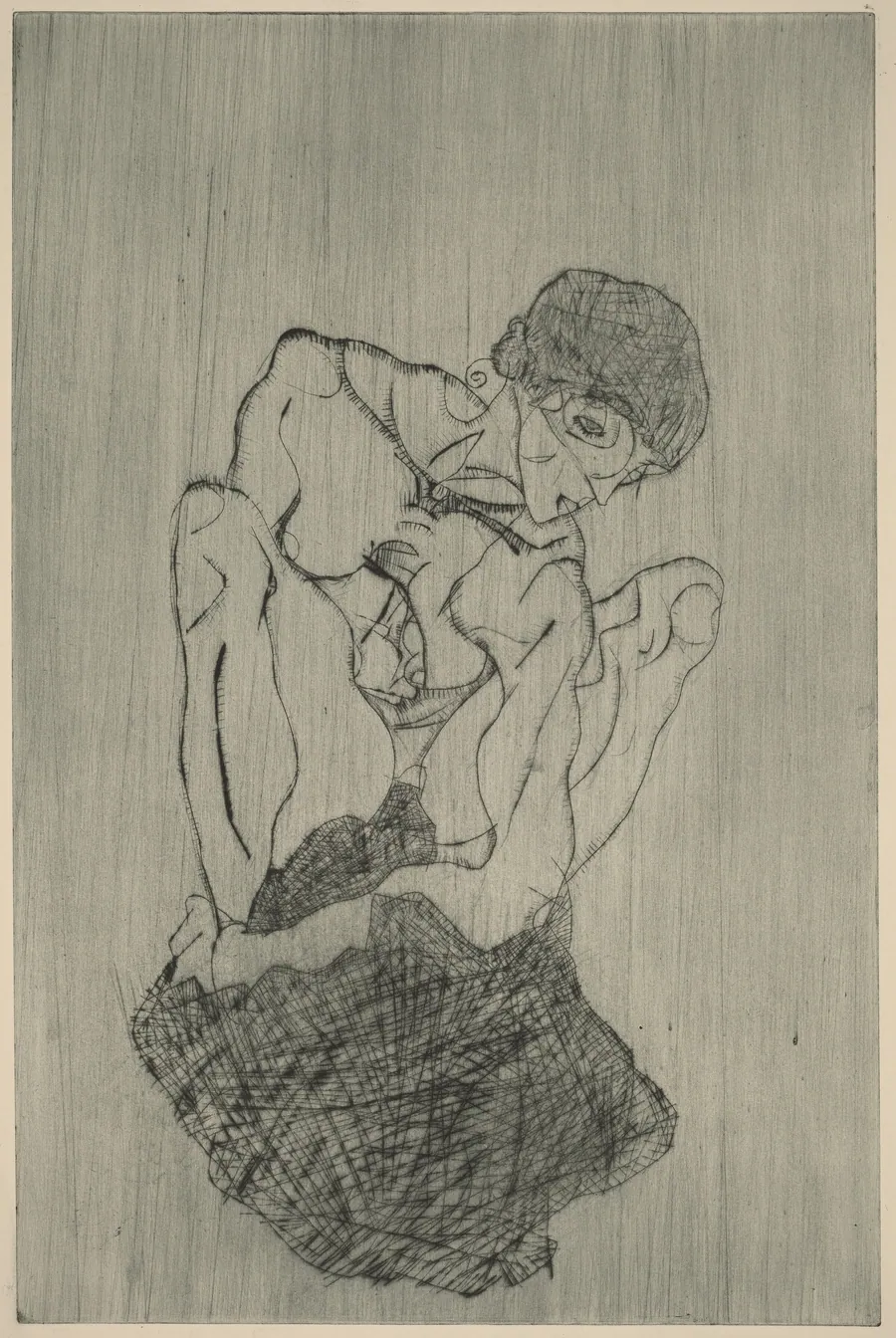 Kummernis (Sorrow) by Egon Schiele