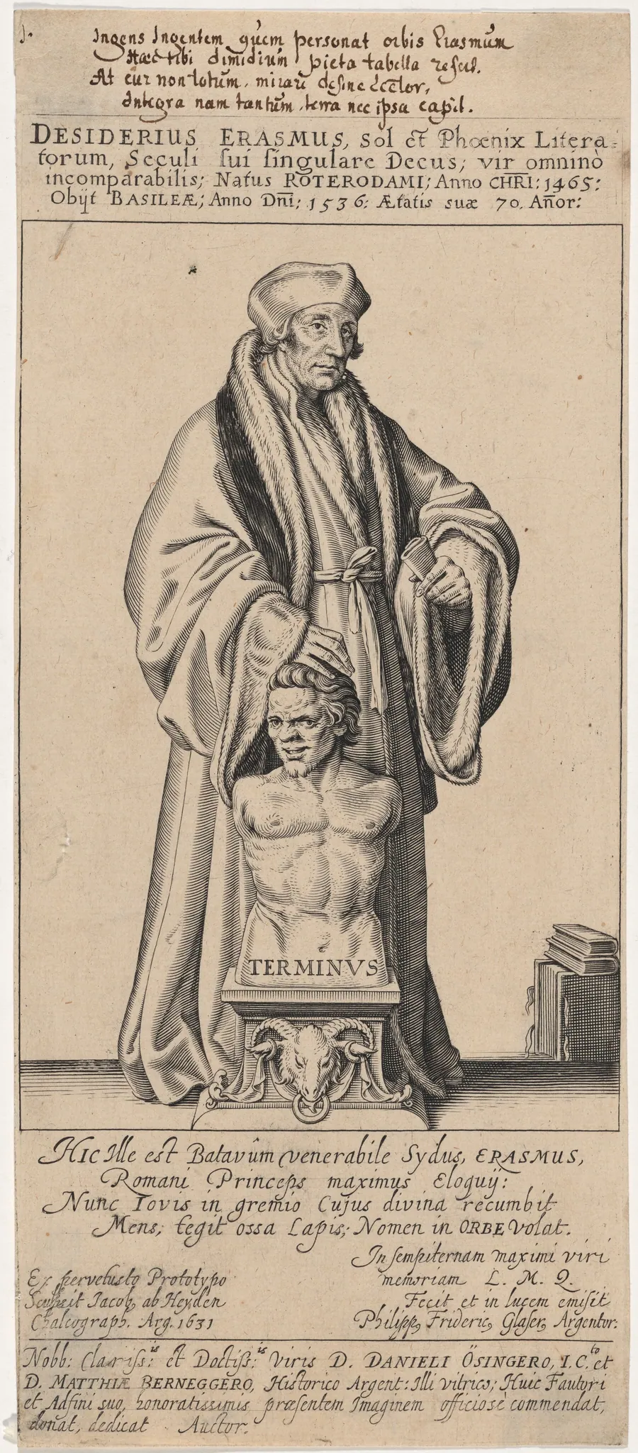 Desiderius Erasmus Rotterdam by Jacob van der Heyden