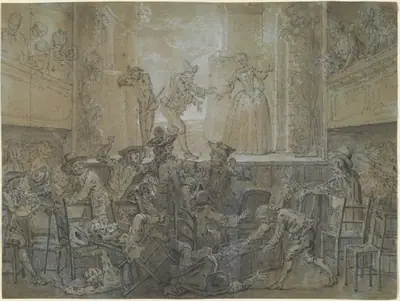 The Scene with the Tall Baguenodière