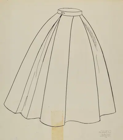 Study for Quilted Petticoat
