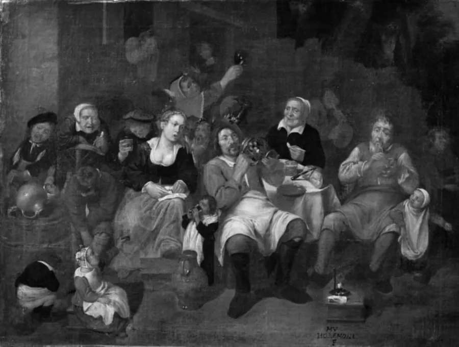 Bondelystighed by Mattheus van Helmont