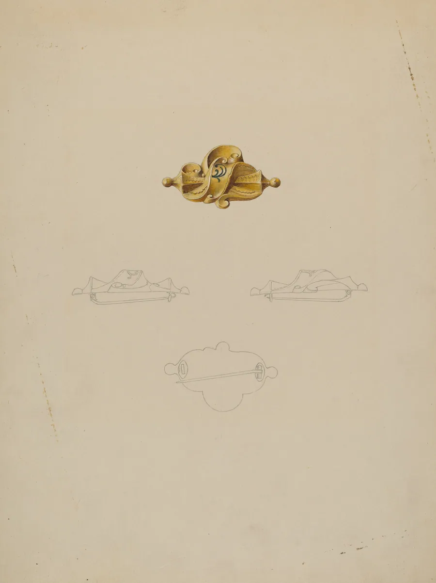 Brooch by Isidore Steinberg
