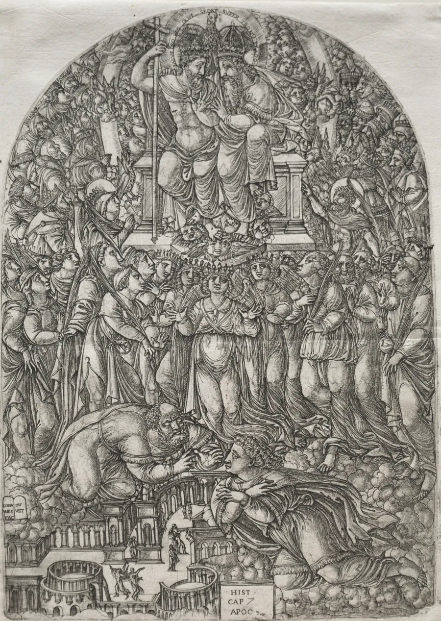 The Apocalypse: An Innumerable Multitude which stand before the Throne by Jean Duvet