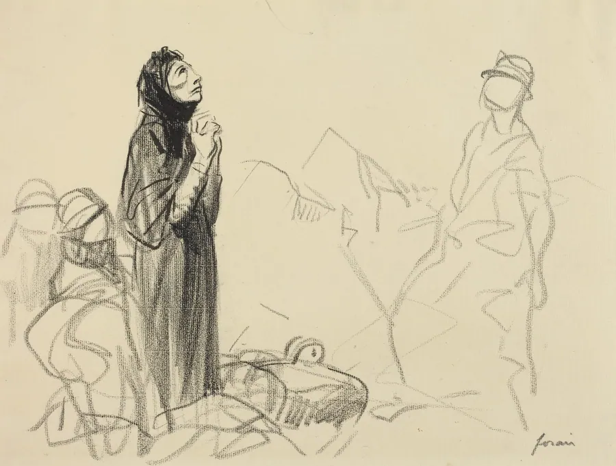 During the Armistice by Jean-Louis Forain