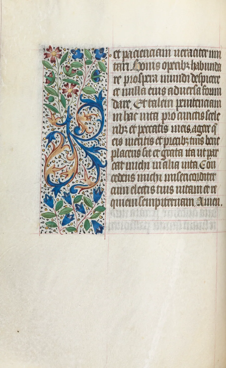 Book of Hours (Use of Rouen): fol. 26v by Master of the Geneva Latini