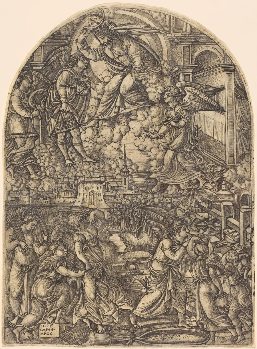 The Winepress of the Wrath of God by Jean Duvet