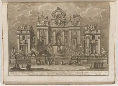 The Prima Macchina for the Chinea of 1775: The Capitol Adorned to Celebrate the Arts