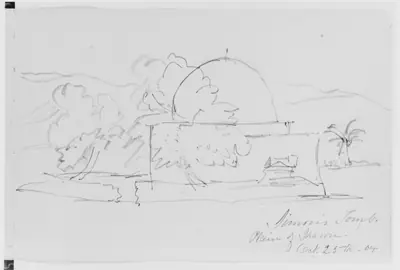 Tomb, Plain of Sharon, 1904 (from Sketchbook)