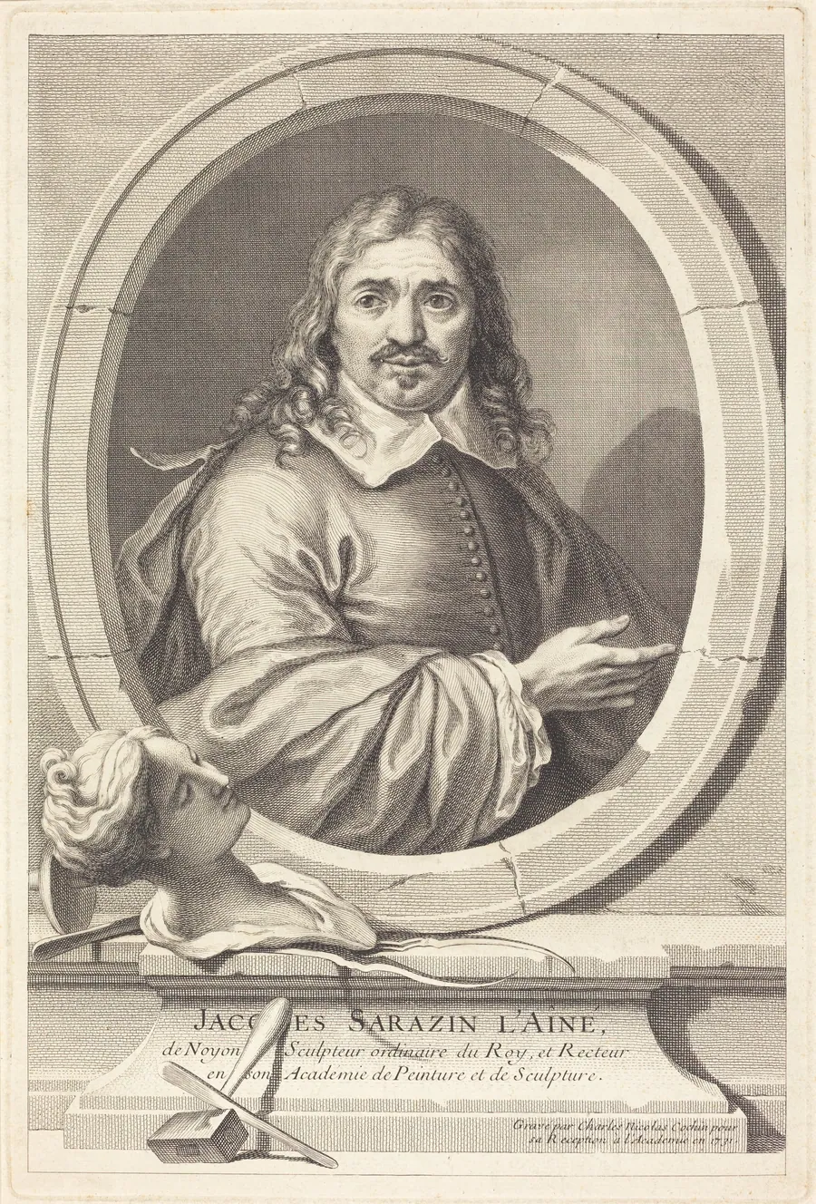 Jacques Sarazin the Elder by Charles-Nicolas Cochin I