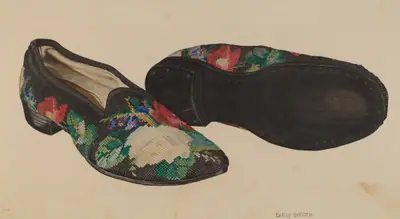 Needlepoint Slippers