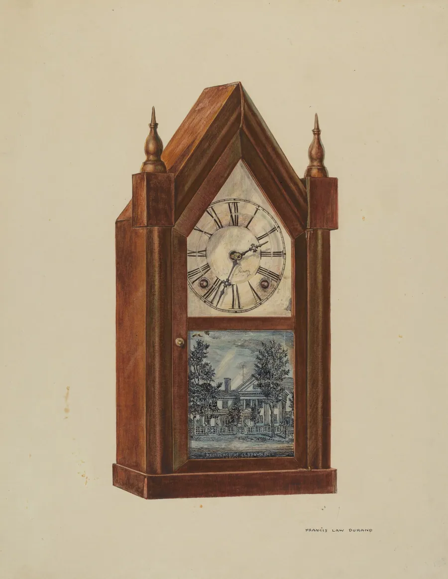 Steeple Clock by Francis Law Durand
