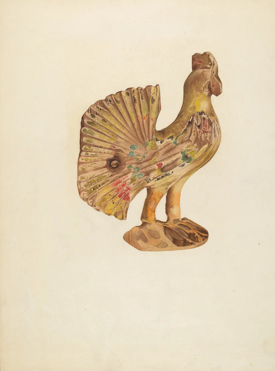 Wooden Chicken by Frances Cohen