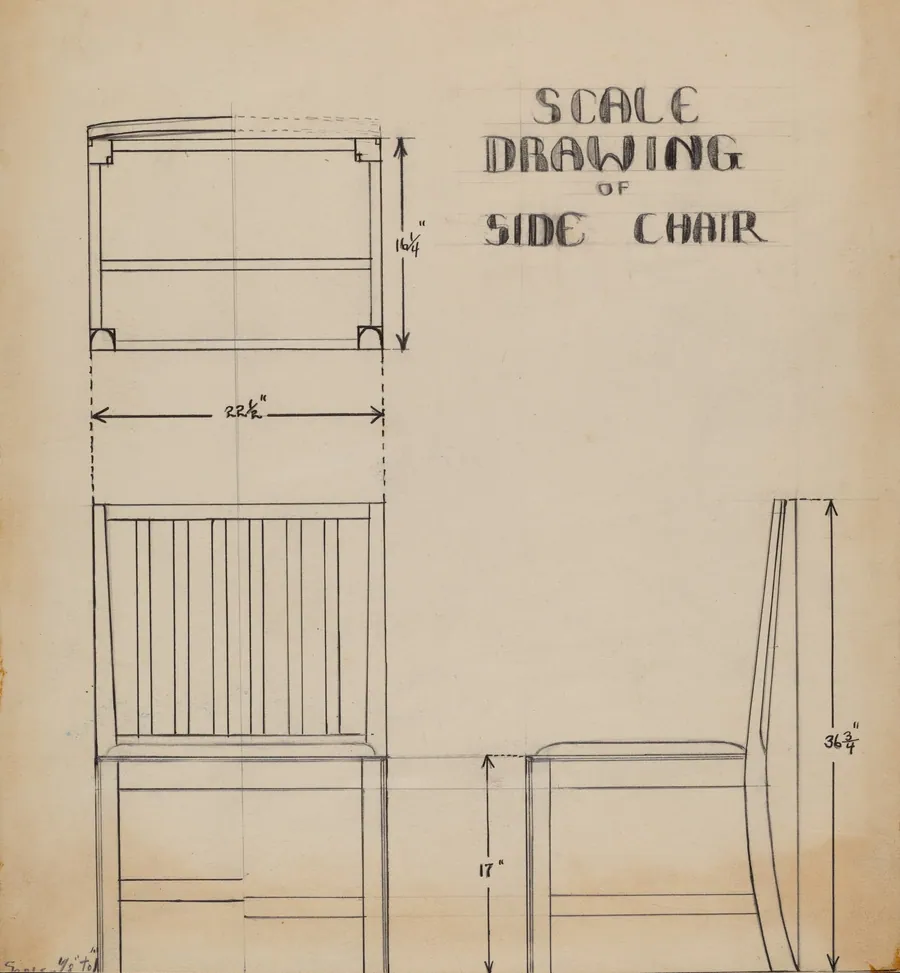 Side Chair (one of pair) by Harold Smith