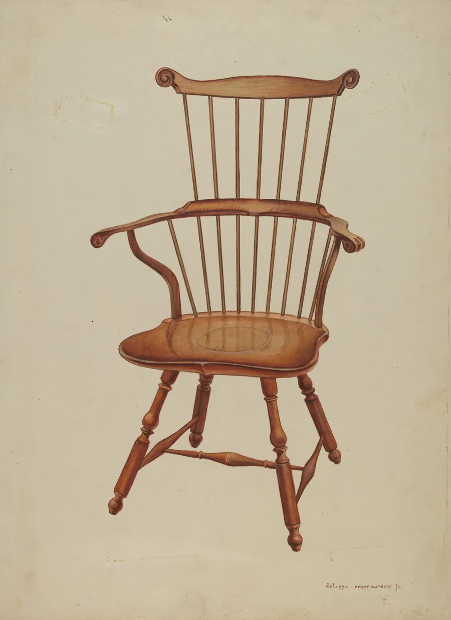 Windsor Comb-back Chair by Ernest A. Towers, Jr.