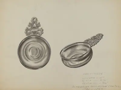 Pewter Toy Porringer
