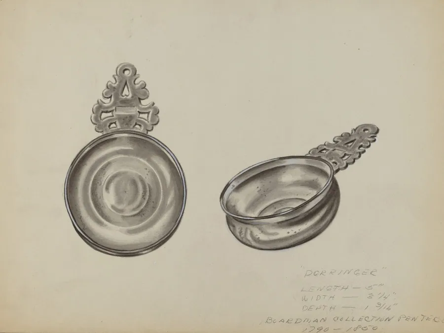 Pewter Toy Porringer by Fred Peterson