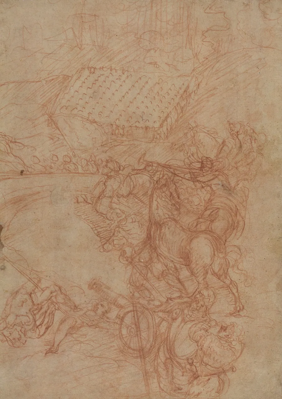 The Battle of Spoleto by Andrea Vicentino