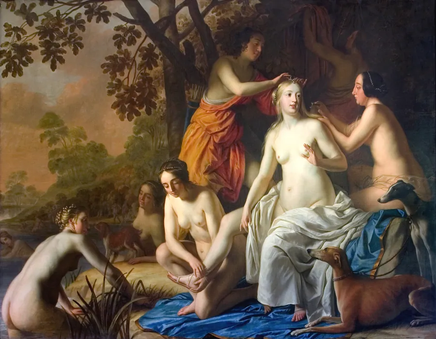 Dianas toilette by Gerard van Honthorst
