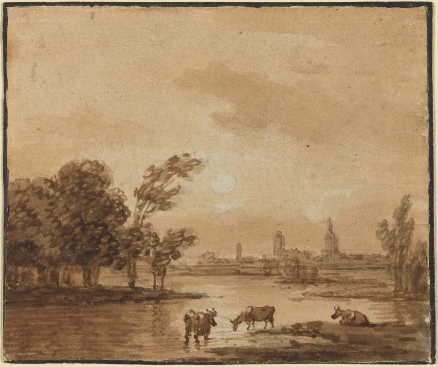 Landscape by Anthonie van Borssom