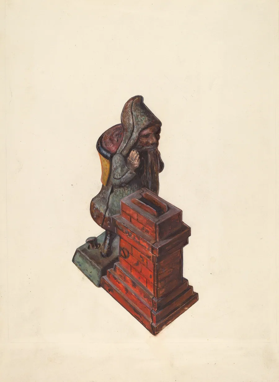 Toy Bank: Santa Claus by Clementine Fossek