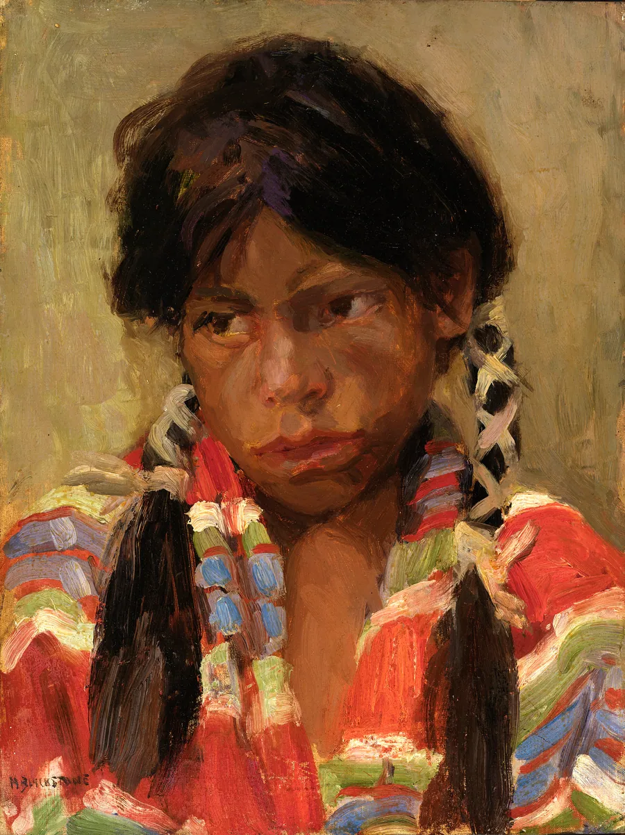 Indian Boy (Joe Archelita) by Harriet Blackstone, born New Hartford, NY 1864-died New York City 1939