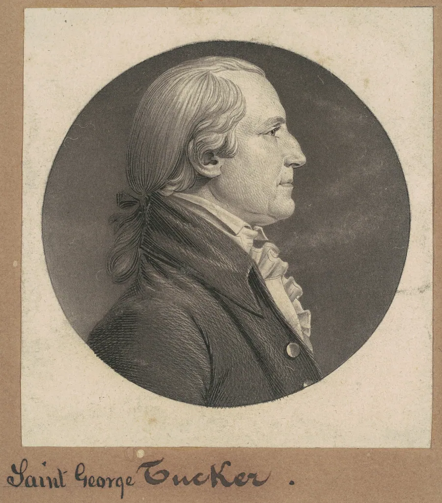 Saint George Tucker by Charles B. J. Févret de Saint-Mémin