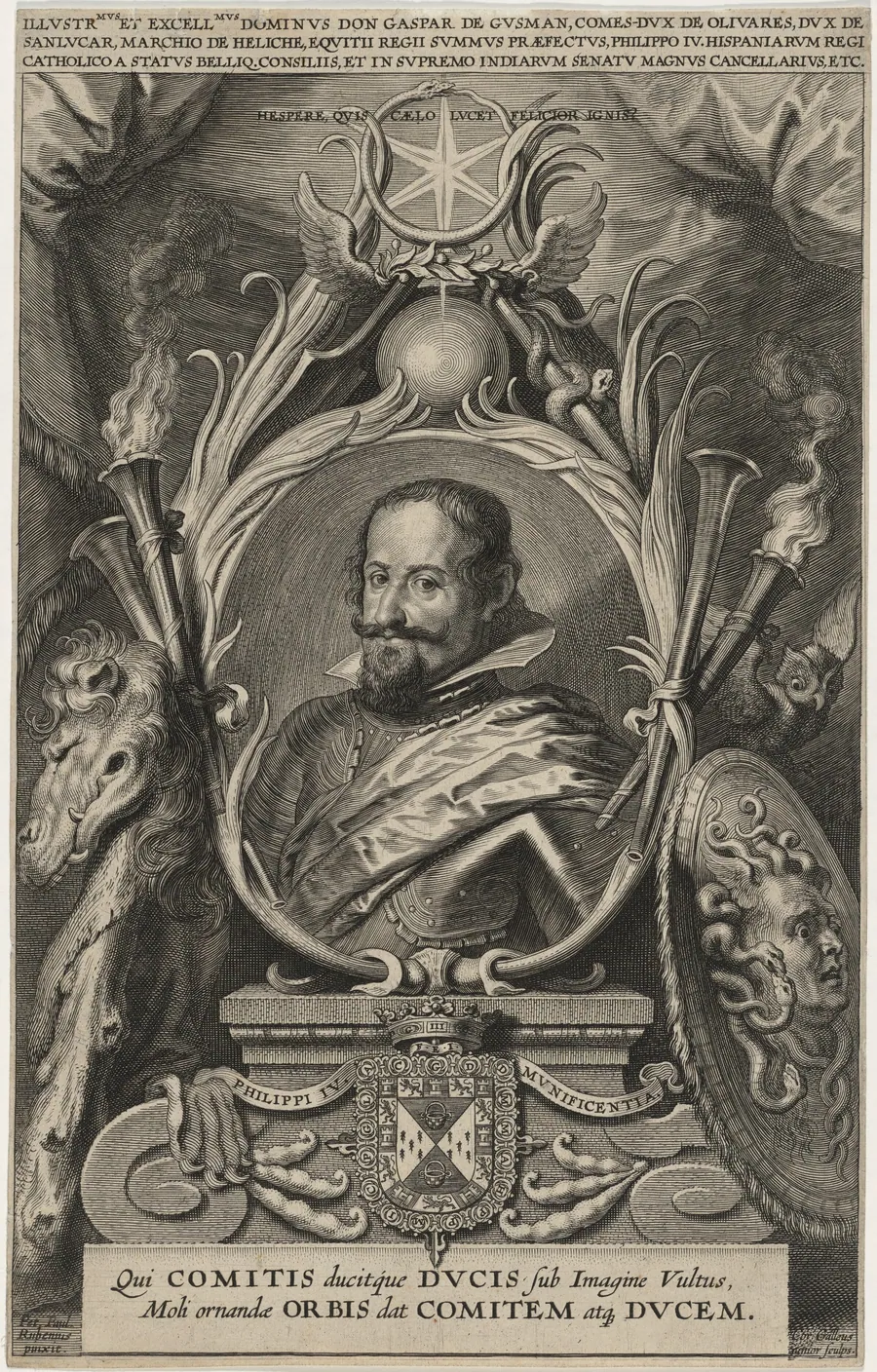 Gaspar de Guzman, Count of Olivares and Duke of San Lucas by Cornelis Galle I