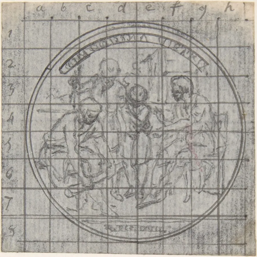 Design for a Box-Lid or Medal by Hubert François Gravelot