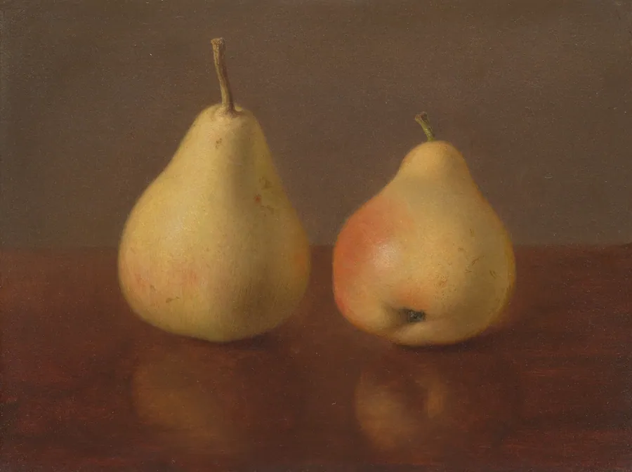 Two McLaughlin Pears by Jeremiah Pearson Hardy