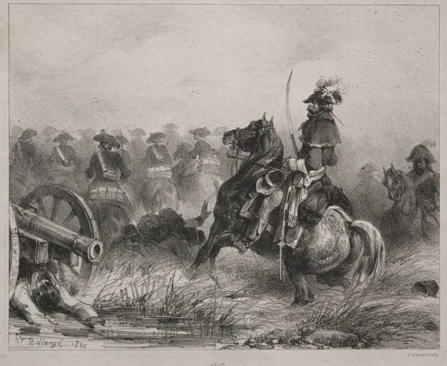 Cavalry Scene by Joseph-Louis-Hippolyte Bellangé