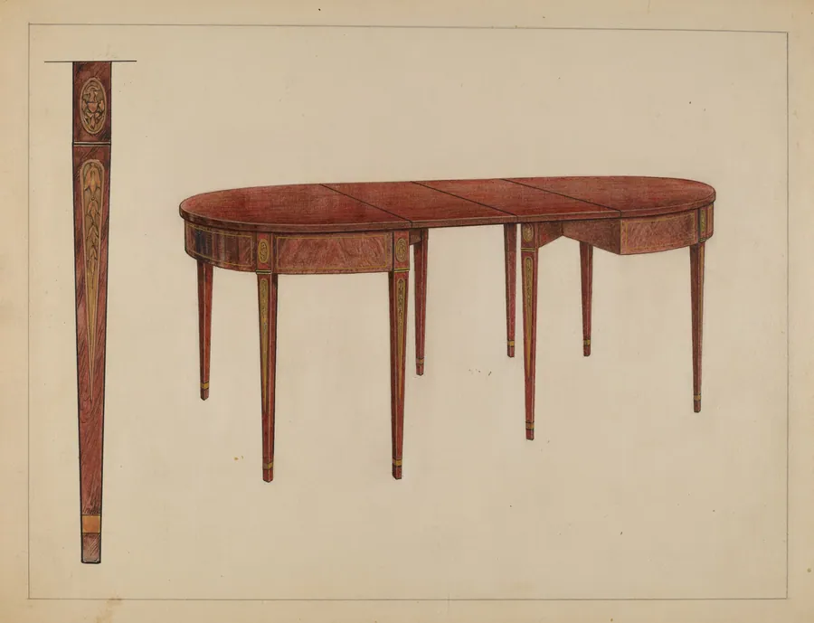 Dining Table by M. Rosenshield-von-Paulin