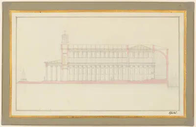 Longitudinal Section of a Cathedral for Berlin