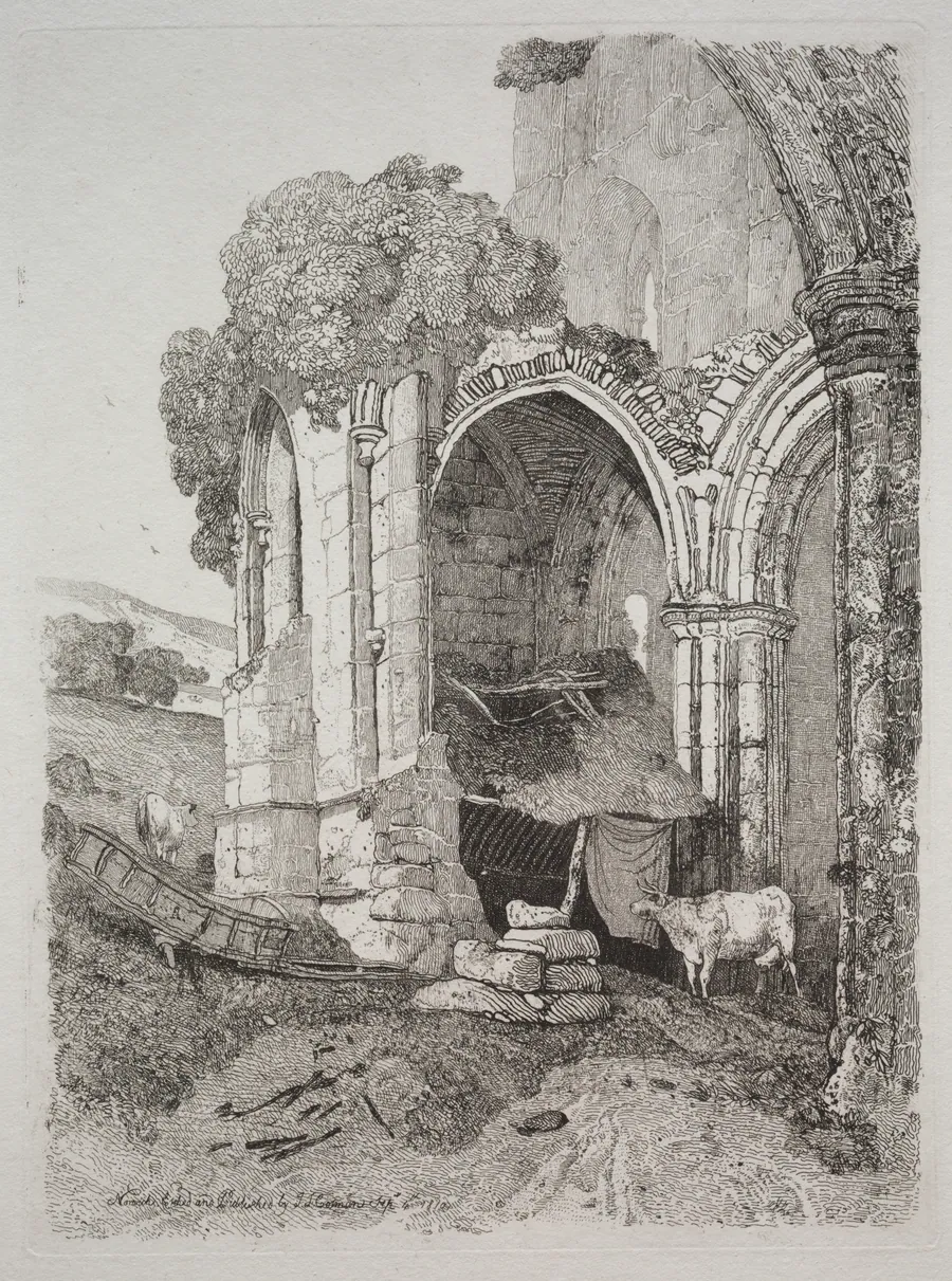 Rievaulx Abbey, Yorkshire by John Sell Cotman