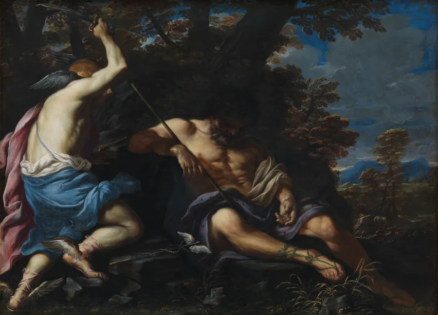 Merkur dræber Argus by Girolamo Troppa