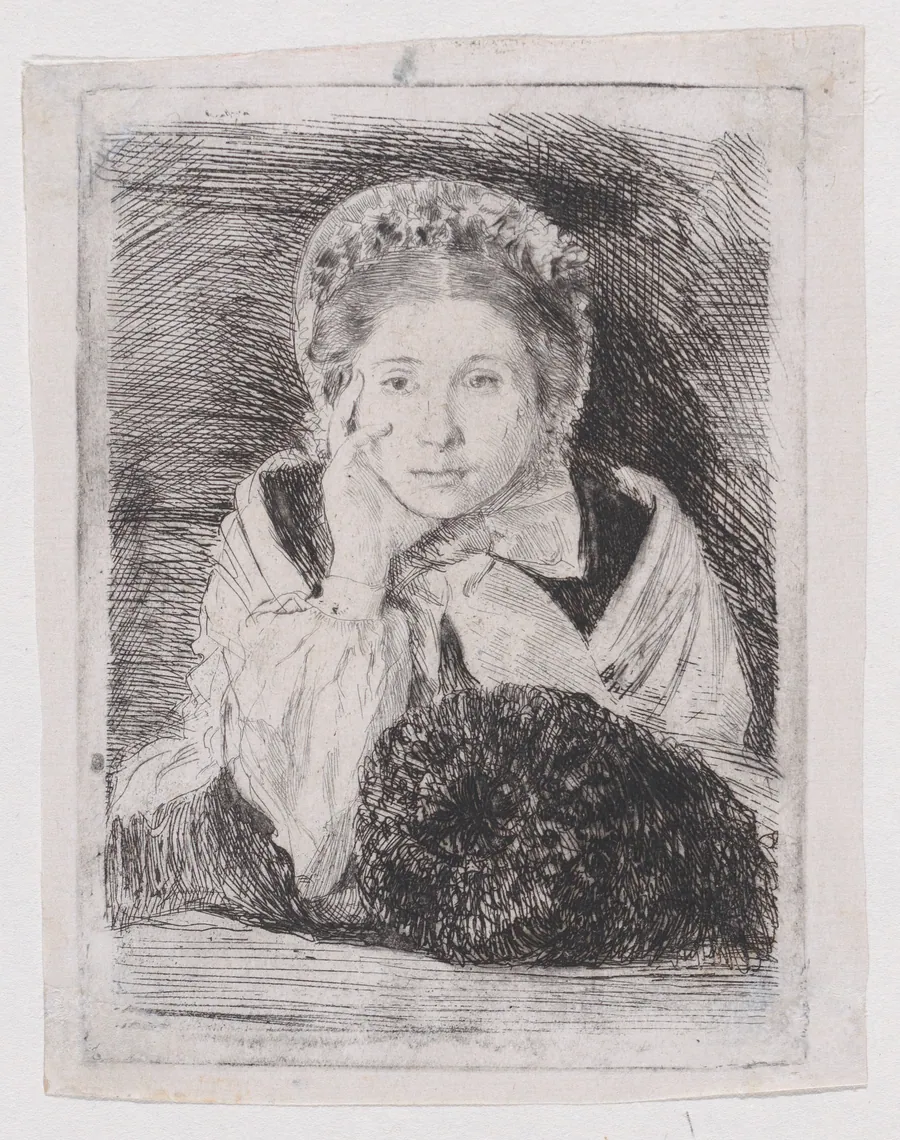 Marguerite De Gas, the Artist's Sister by Edgar Degas