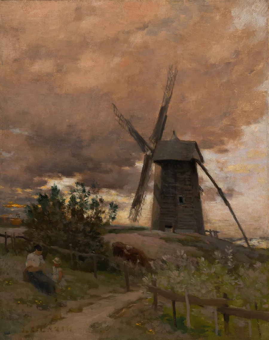 The Windmill by Jean-Charles Cazin