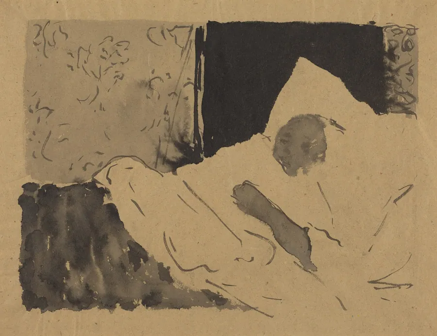Madame V. Sleeping by Edouard Vuillard