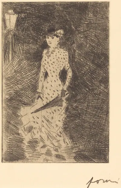 L'ambulante au parapluie (Walker with an Umbrella)